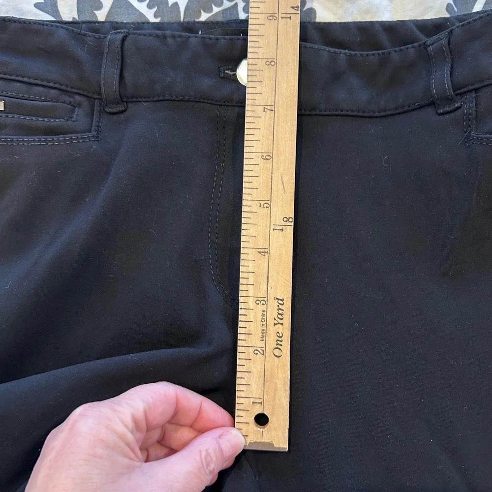 White House Black Market Skinny Leg Pants Black Size 4R Women's‎